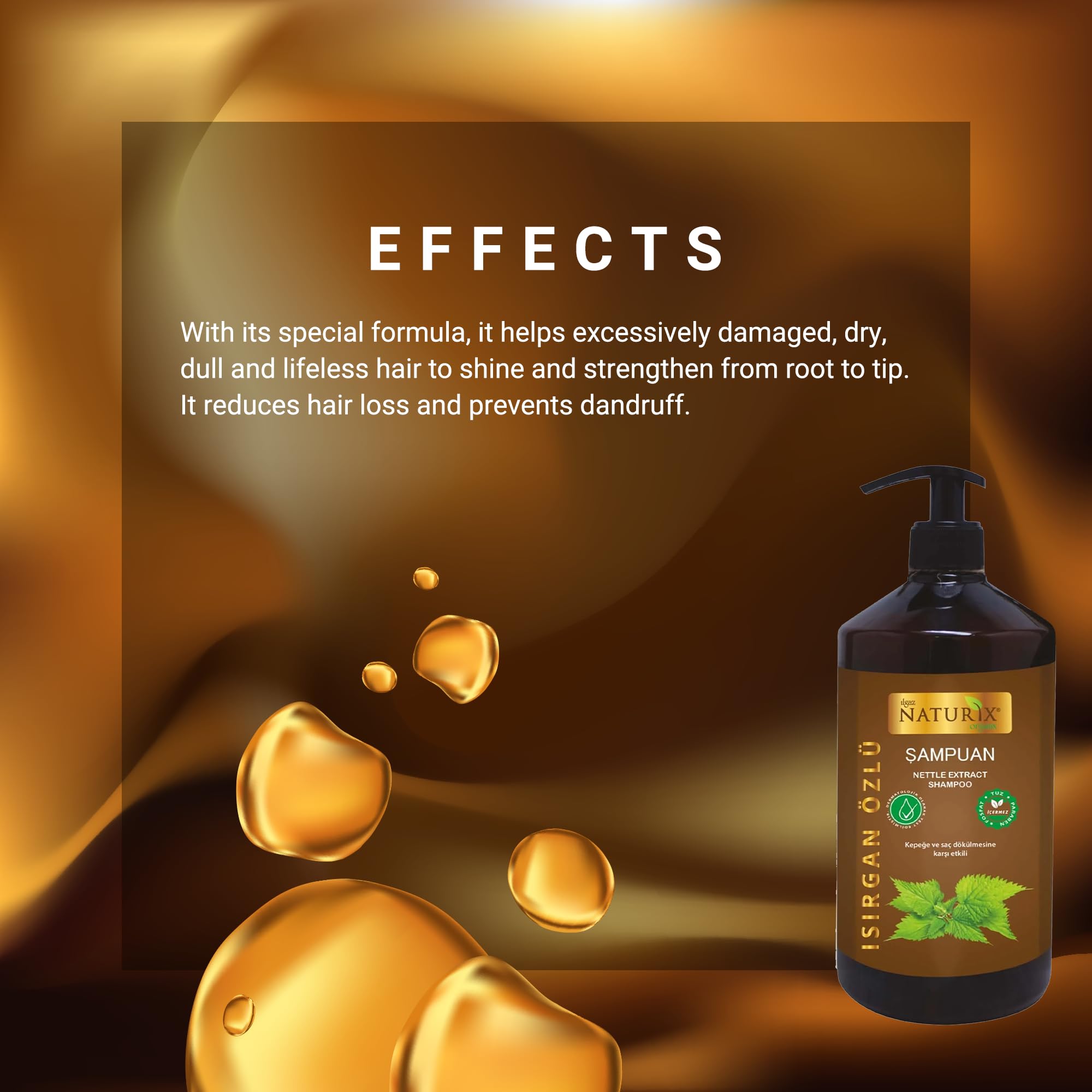 LIMOPA Nettle Extract Hair Shampoo | Organic Hair Care Shampoo | Prevents Hair Loss Promotes Growth and Nourishment Soap